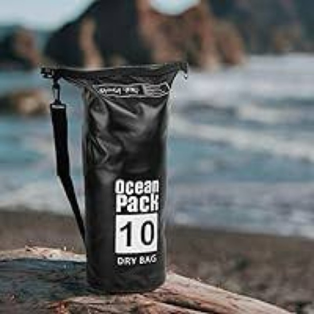 NIP Black Waterproof Ocean Pack Dry Bag